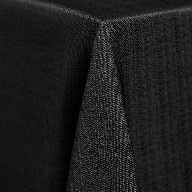 Weave Table Cloth  - Black - 3.9m x 2.6m